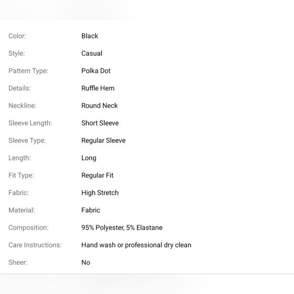 Plus Polka Dot Peplum Tee - Picture 4 of 4